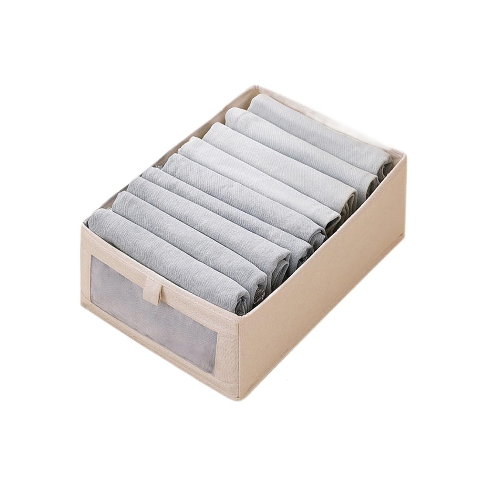 Genérico Caja organizadora de almacenamiento de guardarropa visible