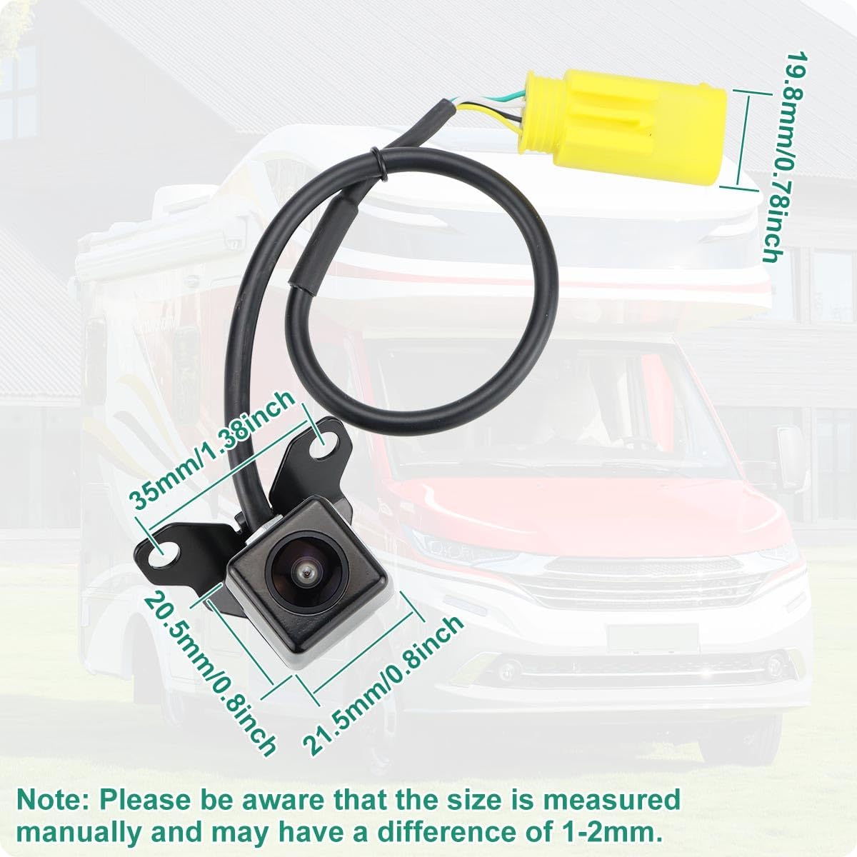 95750-3W100 Rear View Backup Camera Replacement for Kia Sportage 2011-2014 Replaces 95750-3W000 by GreenYi
