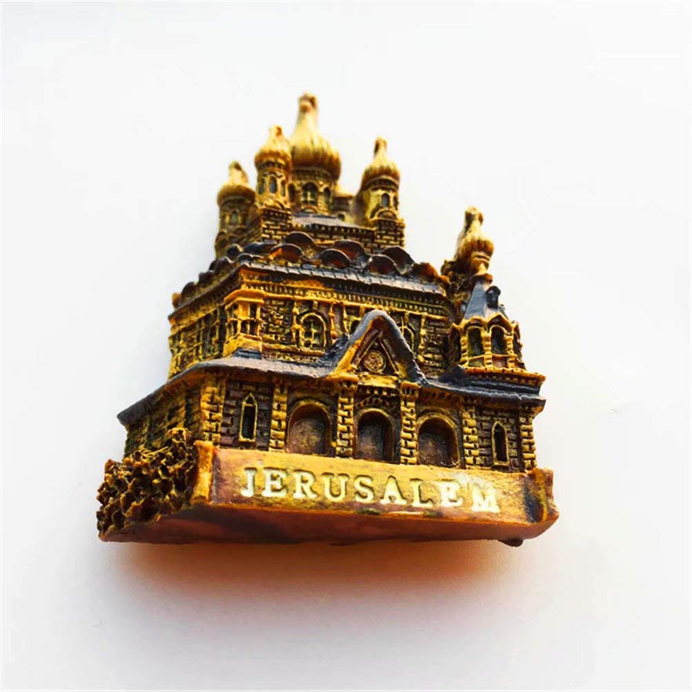 Wedare Gerusalemme Israele Pakistan 3D Frigorifero Magnete Souvenir turistici Adesivi magnetici in Resina Magnete per Frigorifero Casa e Cucina Decorazione dalla Cina