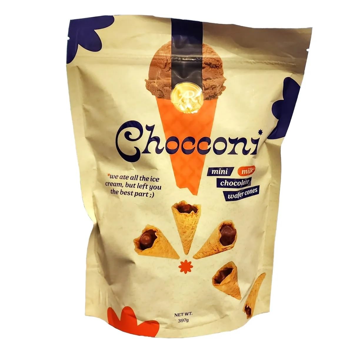 Amazon.co.jp: チョッコーニ チョコウェハースコーン 397g : 食品
