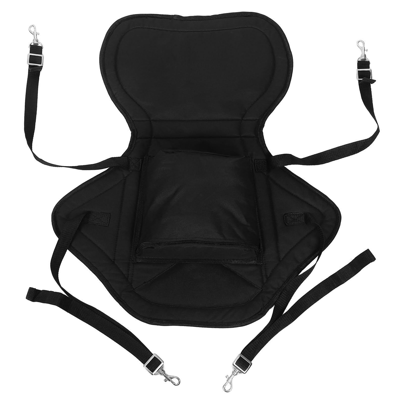 minkissy Asiento Inflable para Kayak Respaldo Flexible Transpirable, Cojín Cómodo de Espuma, Accesorio para Deportes Acuáticos y Recreación al Aire Libre