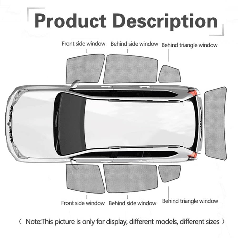 8 Parasole Per Finestrini Auto Per Ford Escape 2020-2025 - Copertura Totale Con Borsa E Coprivolante Omaggio