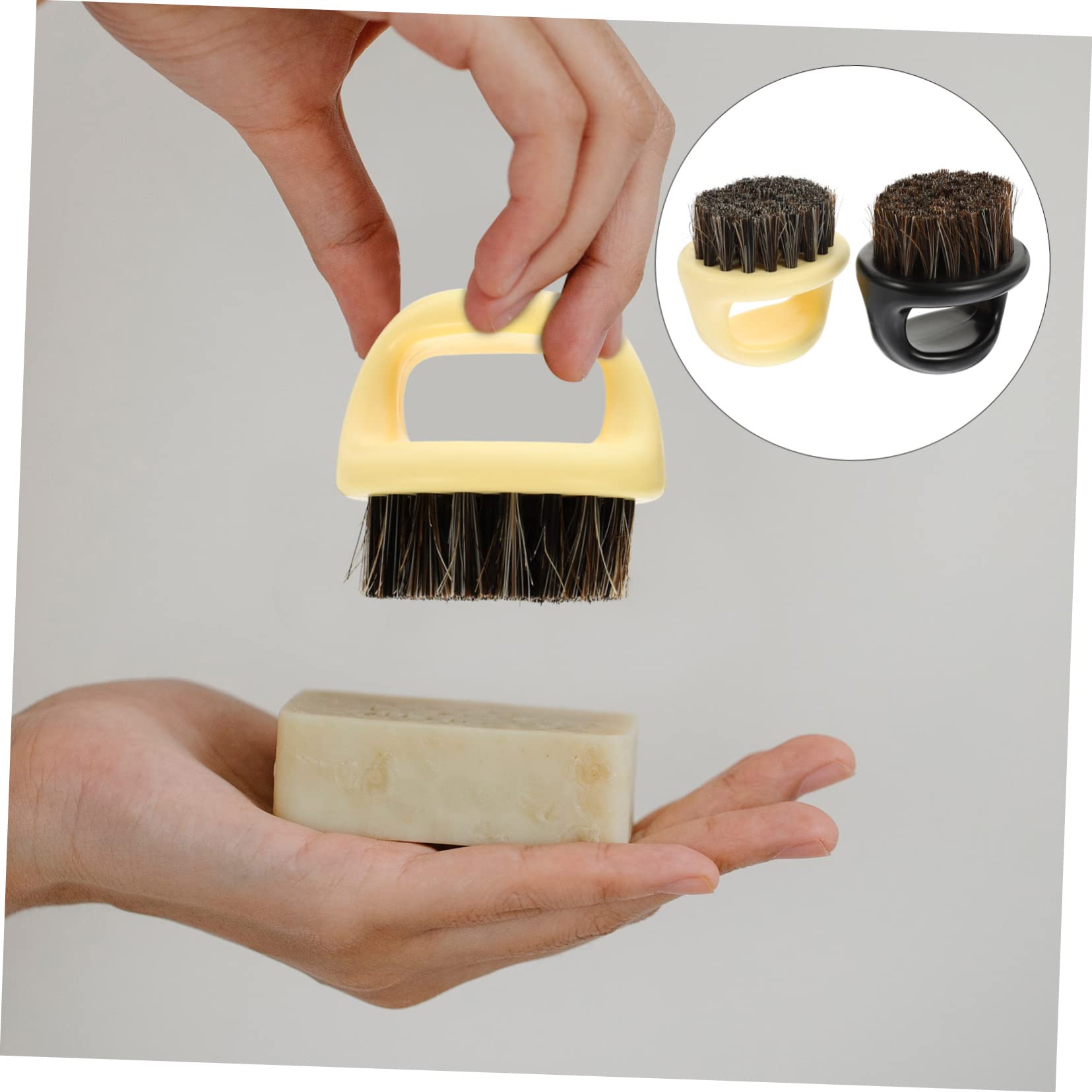 AUTSUPPL Men's Beard Comb and Brush Kit Hair Removal Tool for Cutting Barber Shop Essential