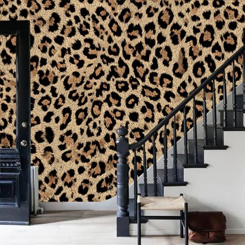 Papier Peint Non Adhésif Guépard 400x280 | Solution Murs Imparfaits Salon