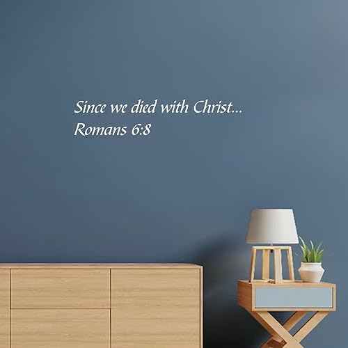 Miniatura 27 de Calcomanía para decoración de pared, diseño cristiano religioso con texto en inglés "Do Not Be Overcome by Evil, But Overcome Evil with Good",