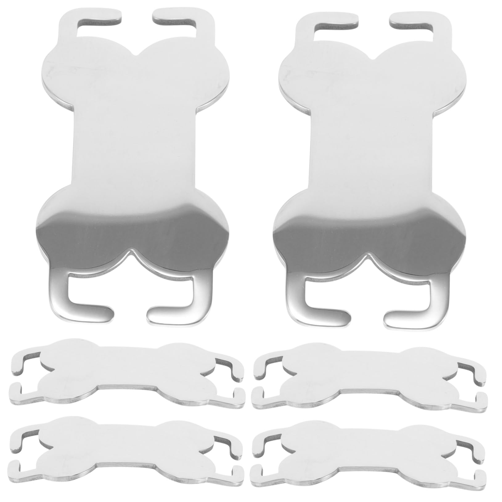 INOOMP 30pièces Plaques Identification Acier pour Chiens Et Médailles Personnalisées Légères à Graver avec Nom Téléphone Et Adresse Accessoires Animaux