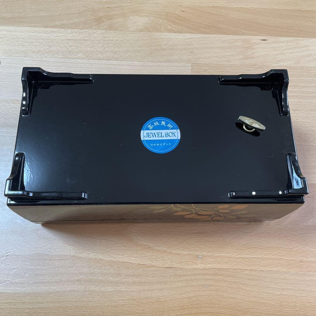Amazon | マルセイアート 漆器 ジュエリーボックス オルゴール