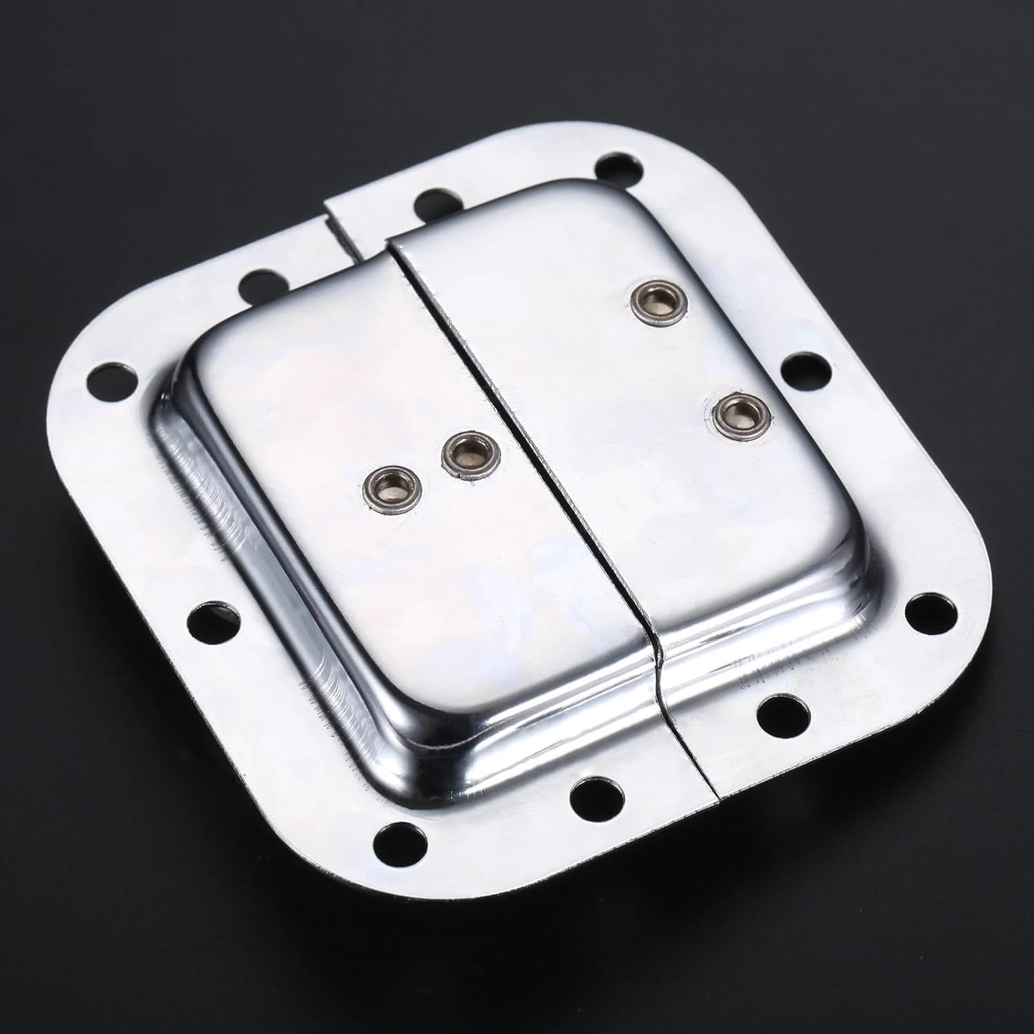 Metal Twist Latch Box Hasps Buckle for Aluminum Tool Case Air Box Accessories Lock Buckle Toolbox Locked 82x77mm 2Pcs