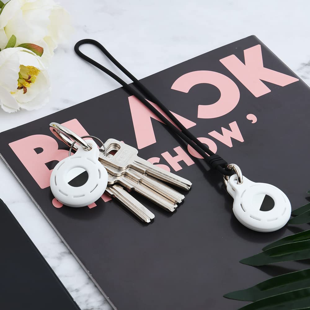 Ainiv Llavero para AirTag, 1 Pieza Llaveros para AirTag Funda Protectora de Silicona, Localizador Keychain Portátil Antipérdida, Protectora Funda Mascotas y Mochilas — view 39