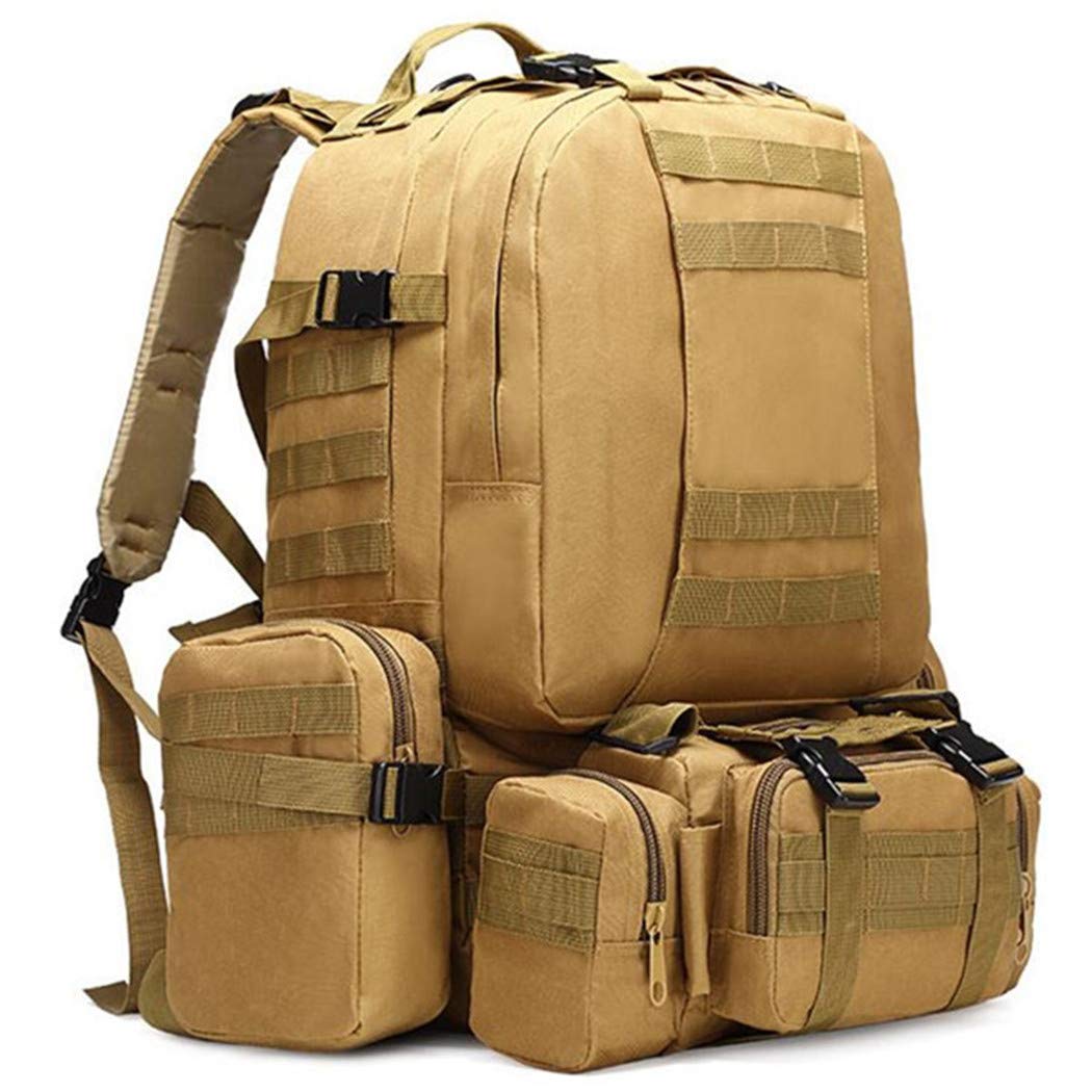 Sac à dos de voyage kaki ergonomique pour alpinisme et ordinateur portable