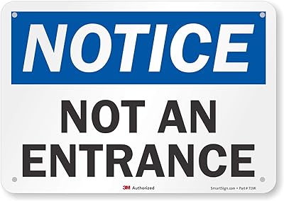 SmartSign 3M Engineer Grade Reflective Sign, Legend