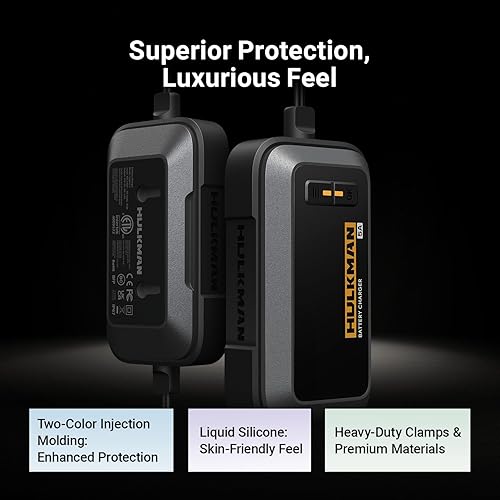 Miniatura 8 de HULKMAN Sigma 5 - Cargador de batería para automóvil, 5000 mA 6 V12 V, cargador inteligente automático, mantenedor de batería y desulfatador con