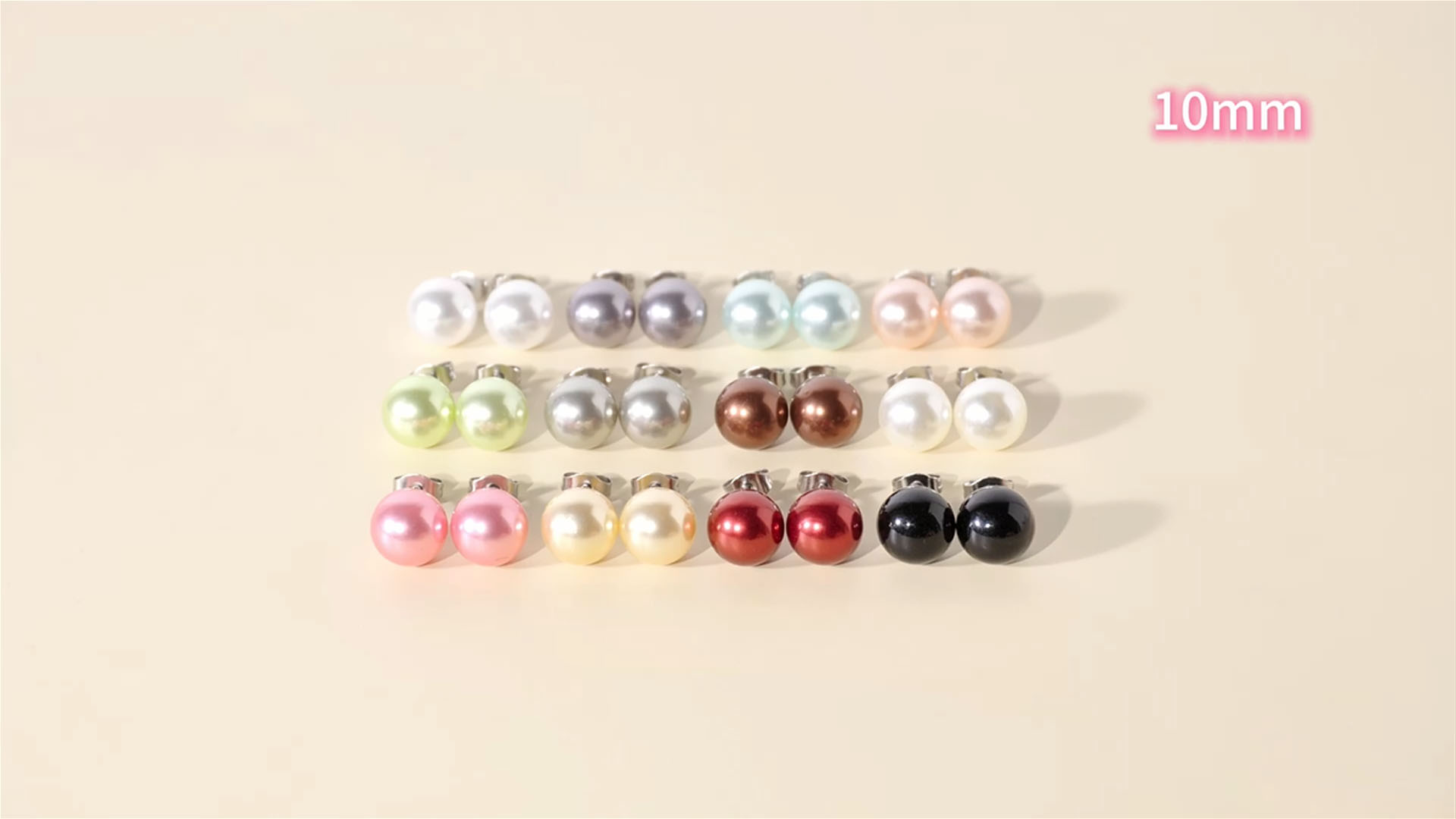 Amazon.com: JewelrieShop Fake Pearl Earrings Stud Set Faux 