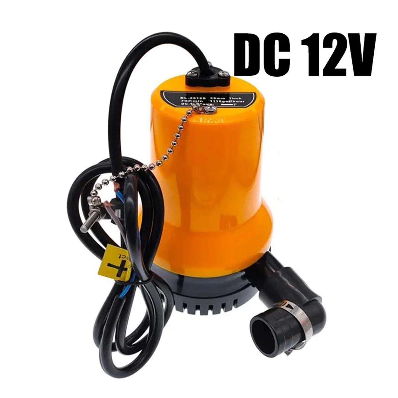 Industrial Water Pressure Diaphragm Pump 12V Submersible Bilge Mini Discharge Pump Household Fish Tank Solar Circulation Electric Pumps