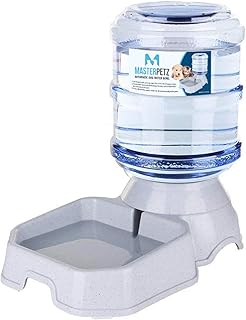 Automatic Dog Water Bowl with Wide Bowl for Dogs Cats Small Pets Under 30 lbs, 1 Gallon 3.8 Liter Capacity Replendish Grav...