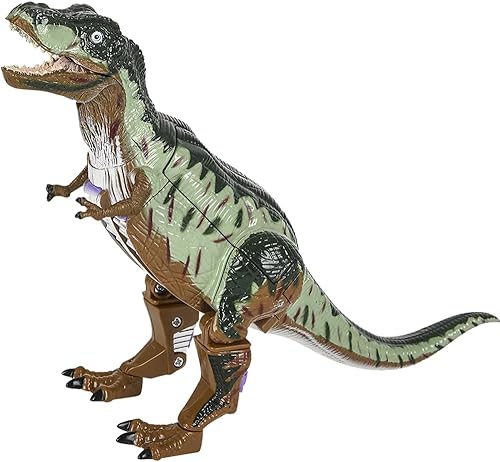 Miniatura 5 de Rhode Island Novelty Safari Discovery Expedition - Tiranosaurio transformador de T-Rex a robot de juguete ~ Figura de acción de 5 pulgadas ~ Gran