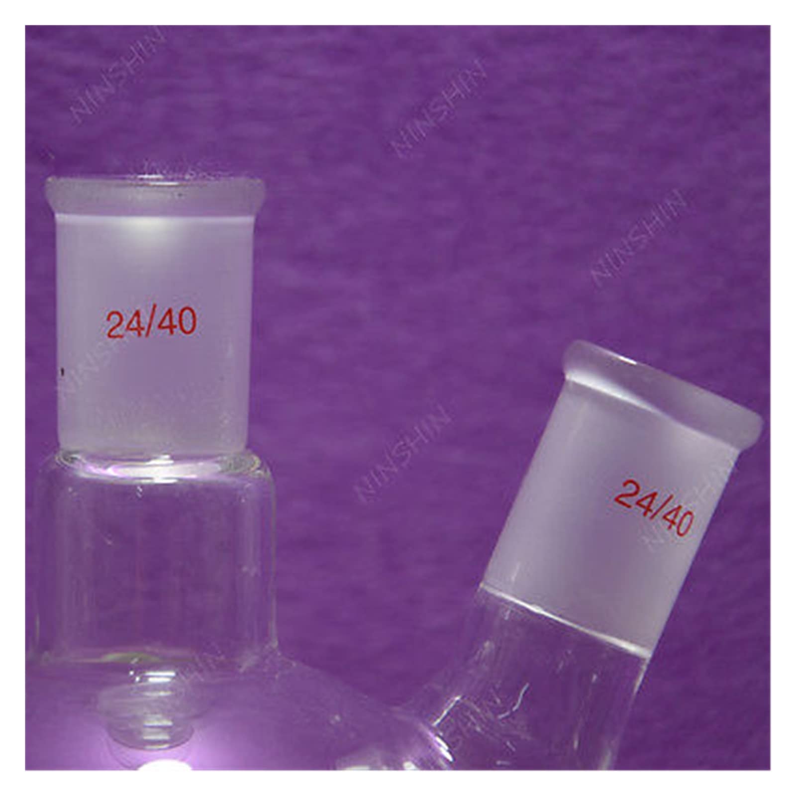 Amazon.co.jp: 蒸留器 1000ml、二口、24/40、丸底フラスコ、1L、二口