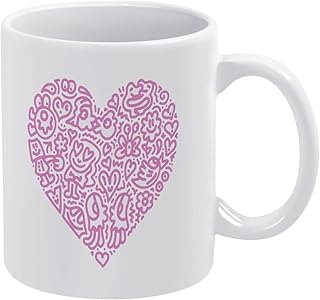 マグカップ コーヒーカップ 330ml Mr Doodle 磁器カップ コップ 陶器 食器 おしゃれ かわいい 白い