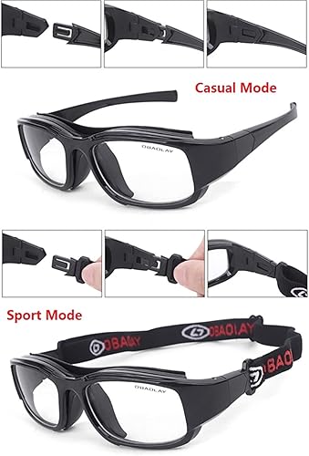 Miniatura 6 de WIRUN Gafas deportivas antivaho para hombre, gafas de seguridad protectoras para baloncesto, fútbol, hockey, rugby, béisbol, fútbol, voleibol
