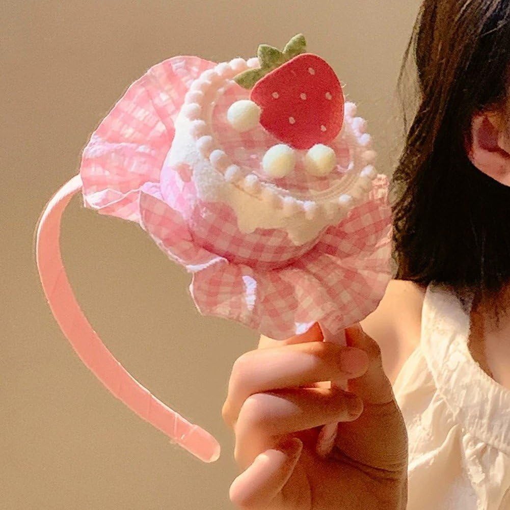 Strawberry Cake Headband Cute Strawberry Shortcake Hairband