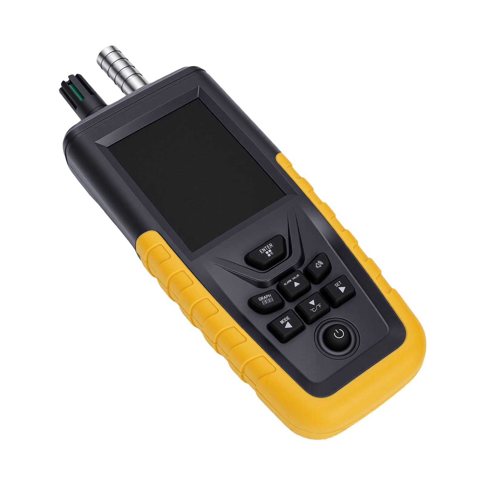 Tester della qualità Dell'aria Portatile Multifunzionale PM1.0 PM2.5 PM10 Rilevatore Dell'indice della qualità Dell'aria per la Casa e il Posto di Lavoro Design Antiurto