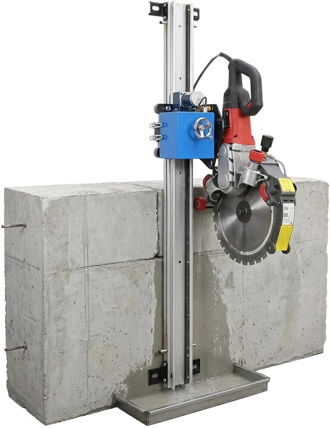 Auto-Walking Guide Rail for Concrete Cutting Saw, Circular Saw Track for Ring & Plunge Saws with Remote Control, for Masonry & Tiles 3M-9.8ft