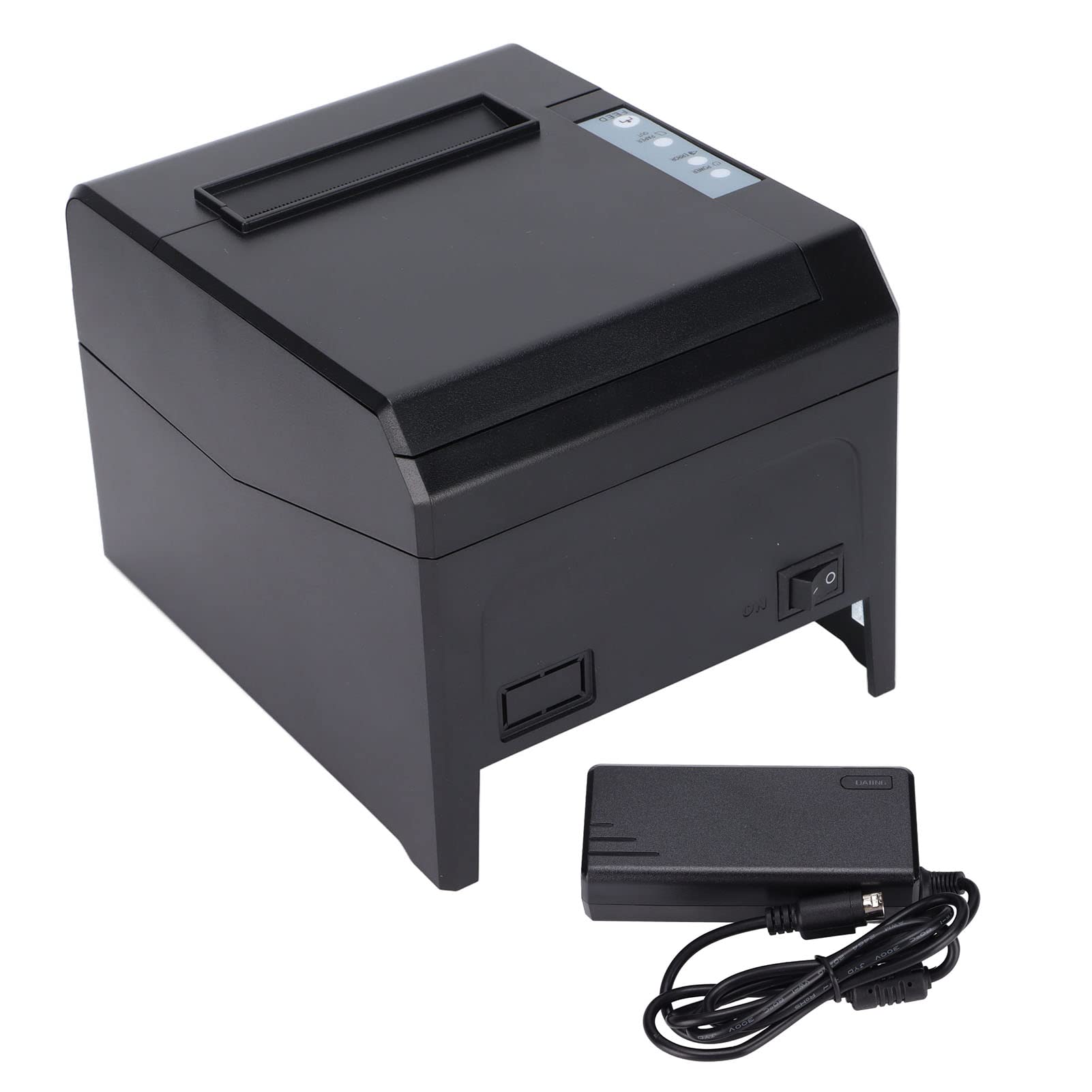 Garsentx Label Receipt Printer, 300mm/s High Speed POS Portable Mini Thermal Printer, Shipping Label Printer for Shipping Packages Postage Address Home Small Business (UK)