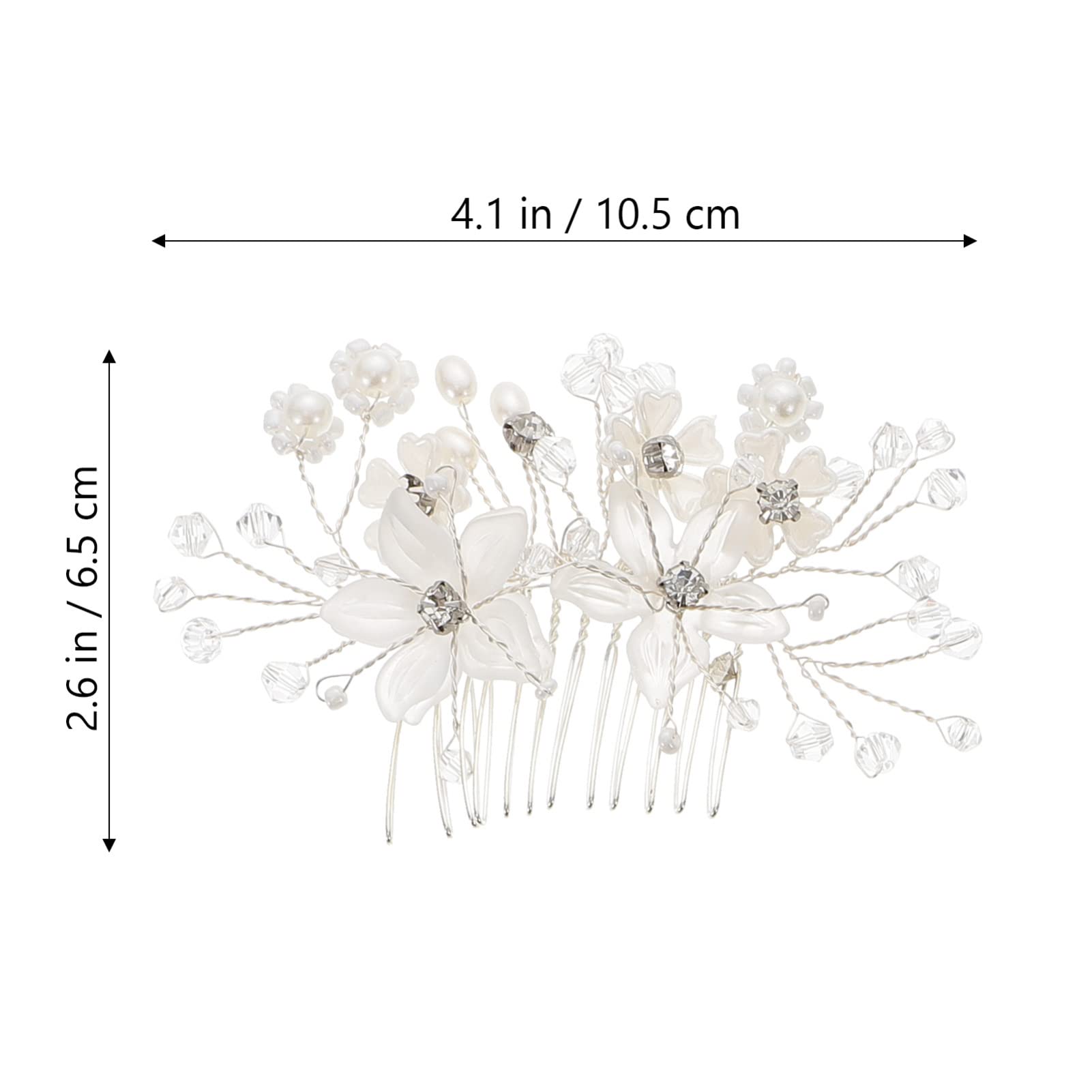 MAGICLULU Lot De 5 Peignes À Cheveux Pour Mariée Nœuds Épingles À Cheveux Pour Accessoires De Mode 6 Pièces X 5
