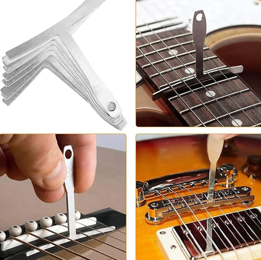 Luminexia 61PCS Chitarra Cura e Manutenzione Strumento Kit,Set di Strumenti per la Manutenzione della Riparazione della Chitarra,per Violino Ukulele Chitarra Ukulele Basso Mandolino Banjo