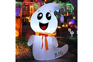 Goosh Inflatable 4Ft Halloween Cute Ghost Decoration for Outdoor
