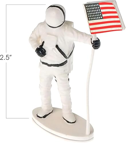 Miniatura 3 de ArtCreativity - Juego de 12 figuras de astronauta de 2.5in, ideal como regalo para niños, pintadas a mano de forma realista, con temática de