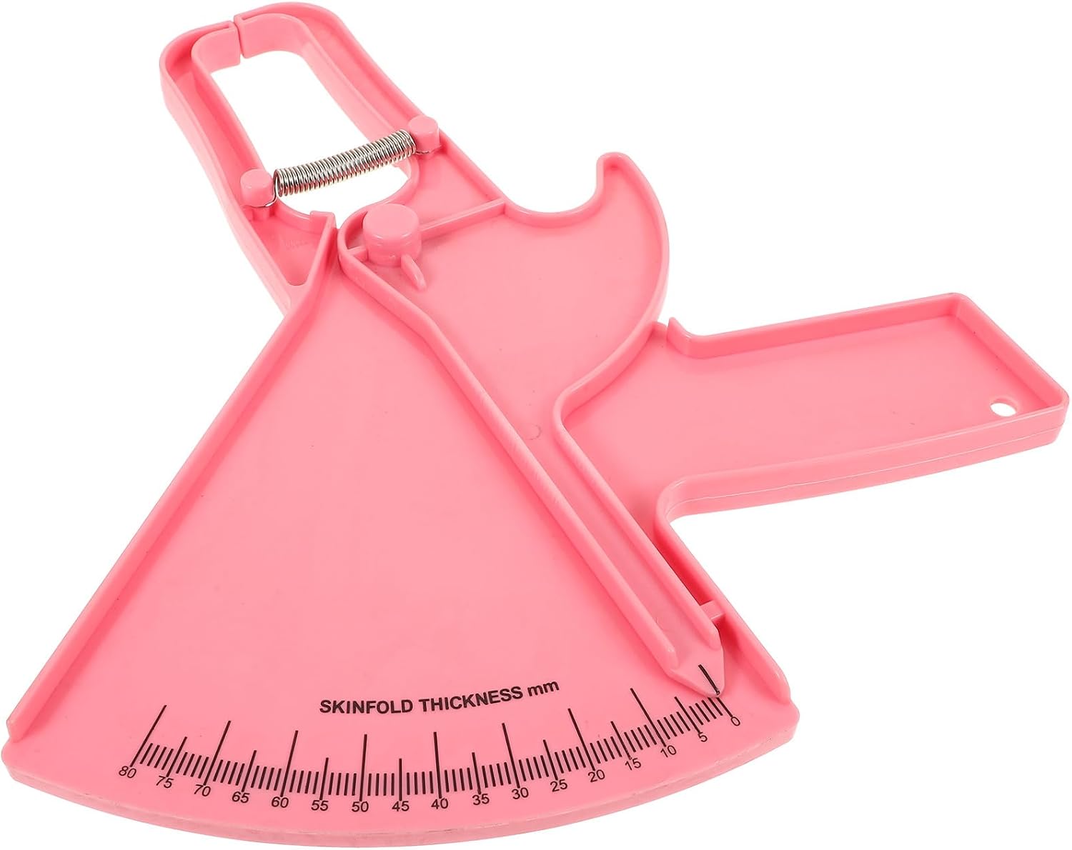 Body Fat Caliper Skinfold Measurement Tool Pink Body Fat Thickness Gauge for Fitness and Personal Health Monitoring