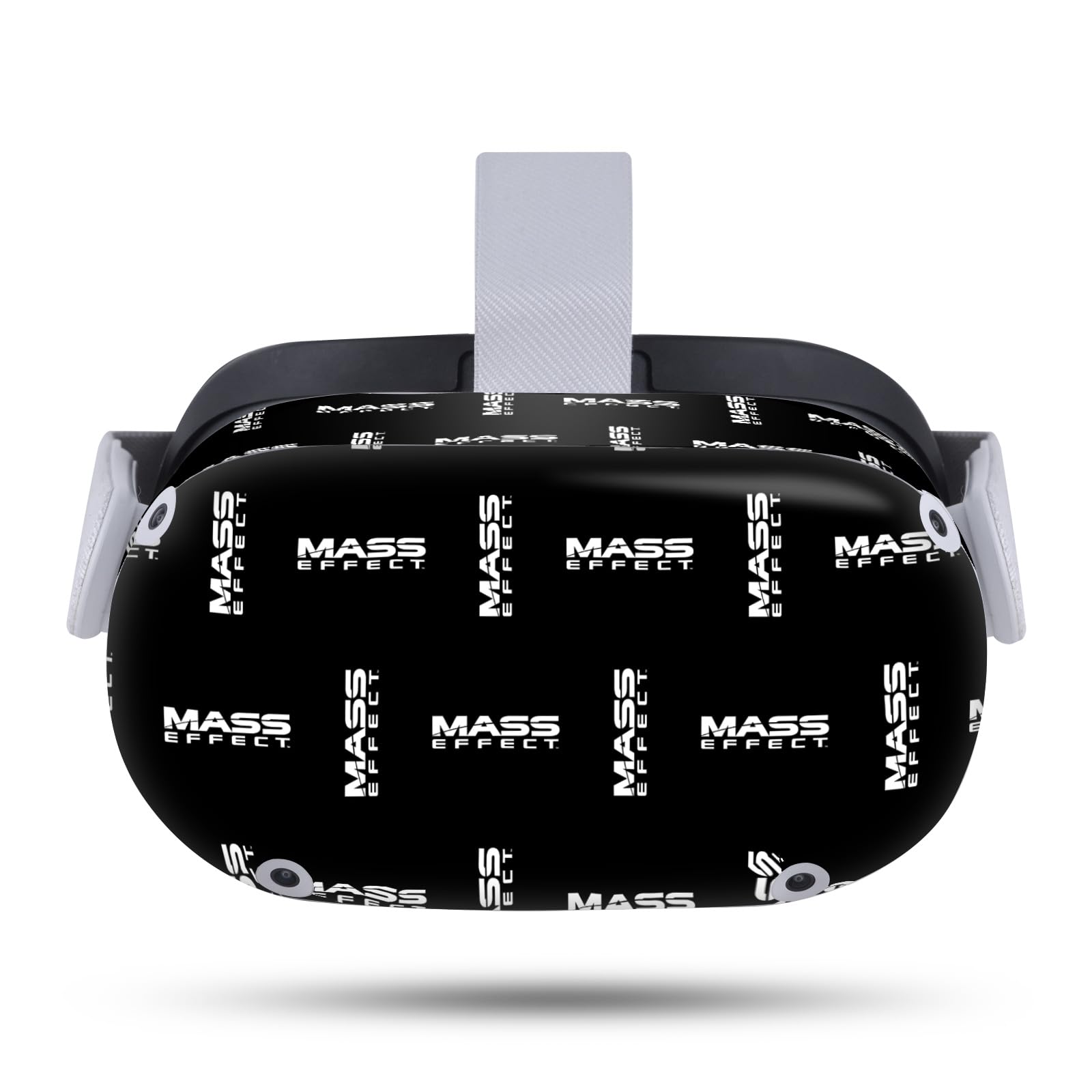 Head Case Designs Officially Licensed EA Bioware Mass Effect Logo Pattern Graphics Vinyl Sticker Skin Decal Cover Compatible with Meta Quest 2