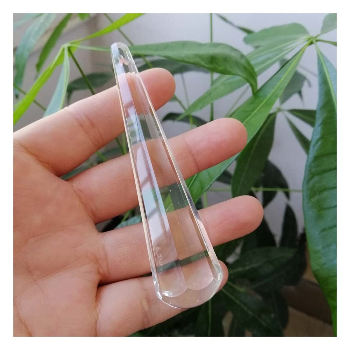 Chandelier Crystal Prisms Pendants 5Pcs 100mm Class Crystal Prisms Drop Pendant Chandelier Part Home Decor Crystals Lighting Lamp Replacement Parts (Color : 5)