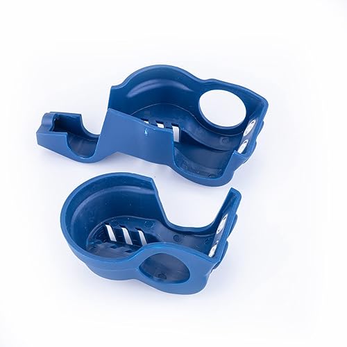 Vista 5 de PRO CAKEN Cubierta de Zapata de Horquilla Delantera de Motocicleta Protector Inferior de Pie de Horquilla Inferior de Plástico para EXC/SX 16-21 Azul