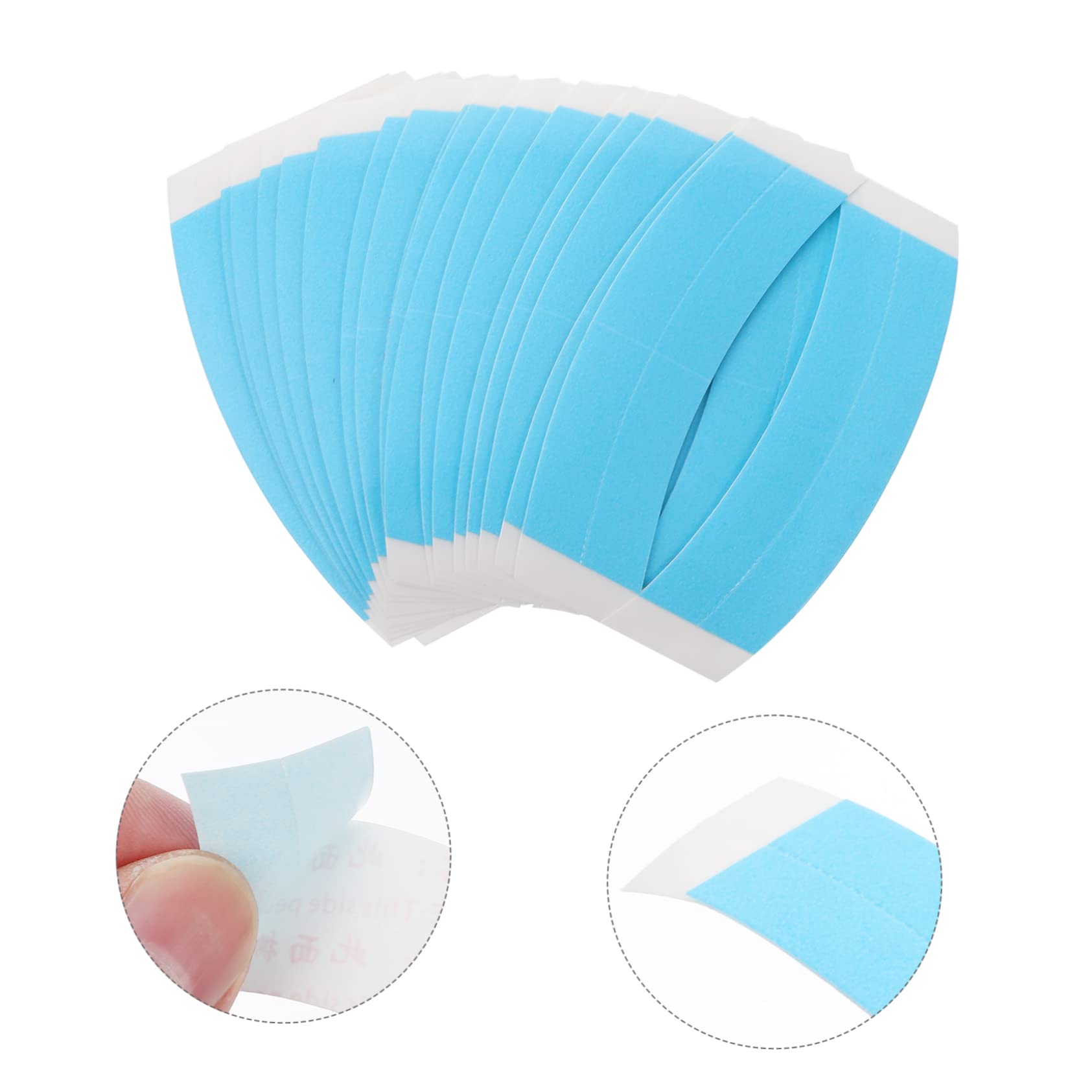 Mikinona 3 Cajas Película De Peluca De Doble Cara Peluca Tiras Adhesivas Tiras De Pelo Tupé Cinta De Peluca De Doble Cara Cinta Del Capilar Alta Viscosidad Soporte Frontal Papel