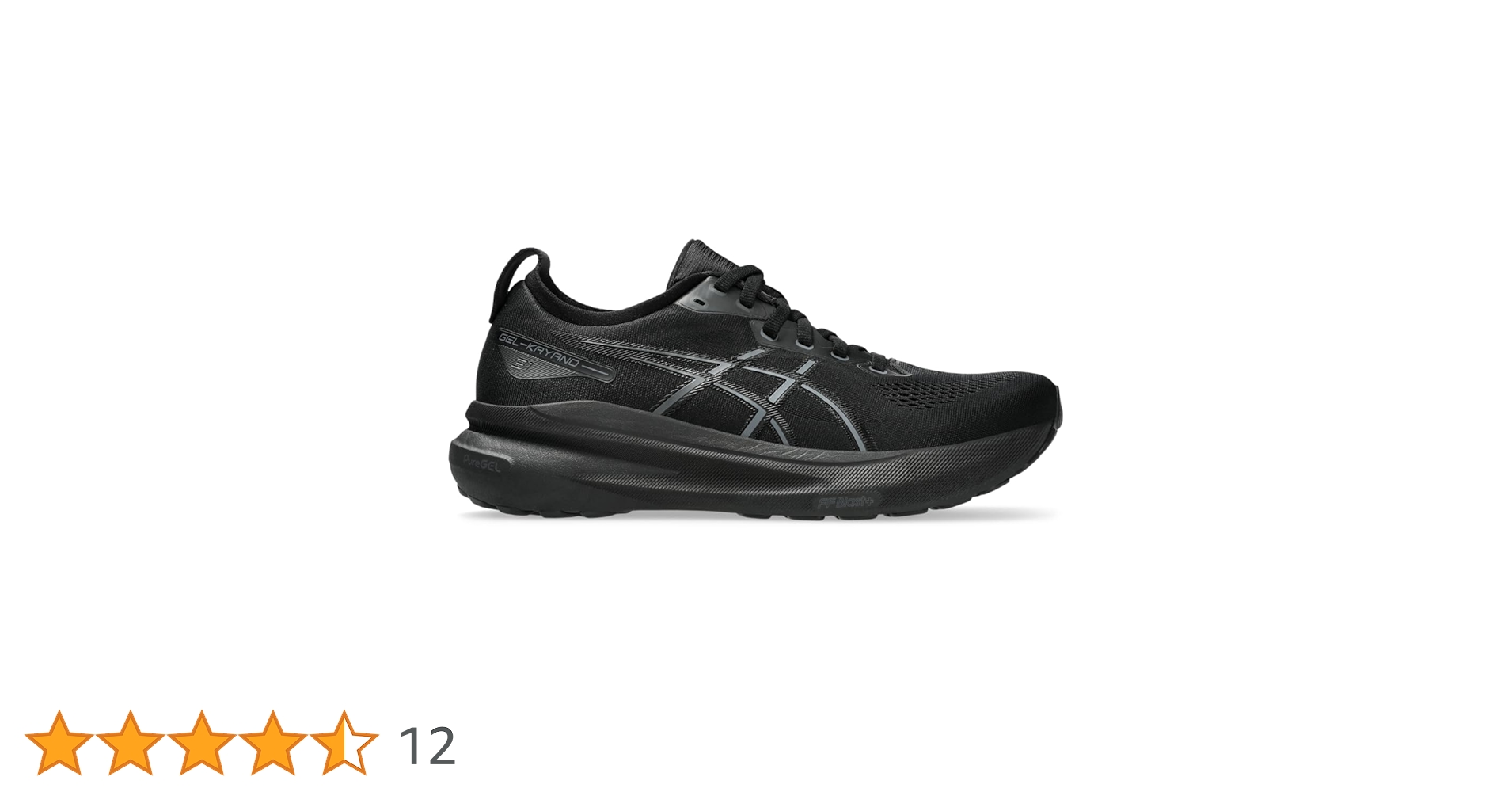 ASICS Tênis de corrida masculino Gel-Kayano 31, Preto/preto