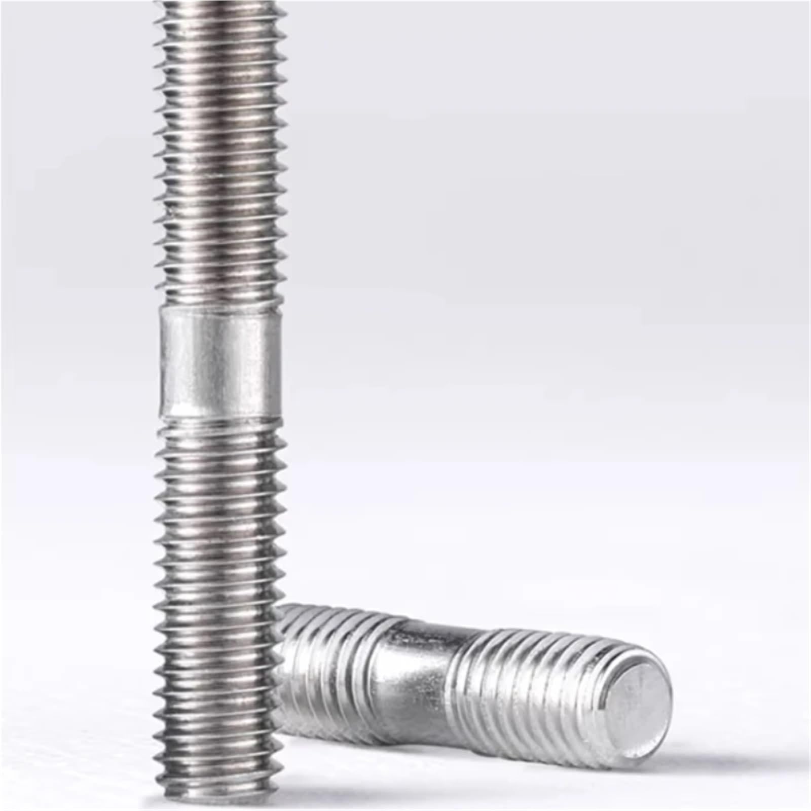 Gewindestange Gewindestange 304 Edelstahl Doppelendschrauben Stehbolzen Zahnstocher Doppelkopfstange(M16-1PCS,150mm)