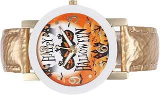 Relógio De Quartzo Exclusivo Dourado Relógio De Quartzo Halloween Relógio De Quartzo De Bruxa De Abóbora Relógio De Quartzo Relógios De Quartzo Moda A Bruxa Senhorita Cinto De