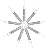 AYWFEY 9 Pack Cellphones SIM Card Tray Opening Removal Tool Ejector Pin Needle Compatible with All iPhone Apple iPad HTC Samsung Galaxy Smartphone Watchchain Link Remover