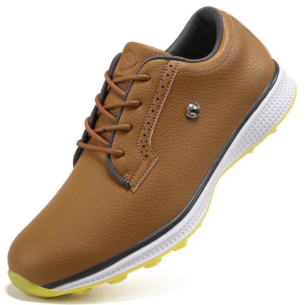 Non-Slip Lightweight Breathable Comfortable Professional Spikeless Golf Trainers Walking Footwear Designed For Balance Performance Golfer Great Gifts_voghion.com