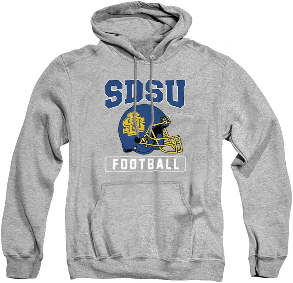 South Dakota State University Official Football Helmet Unisex Adult Pull-Over Hoodie