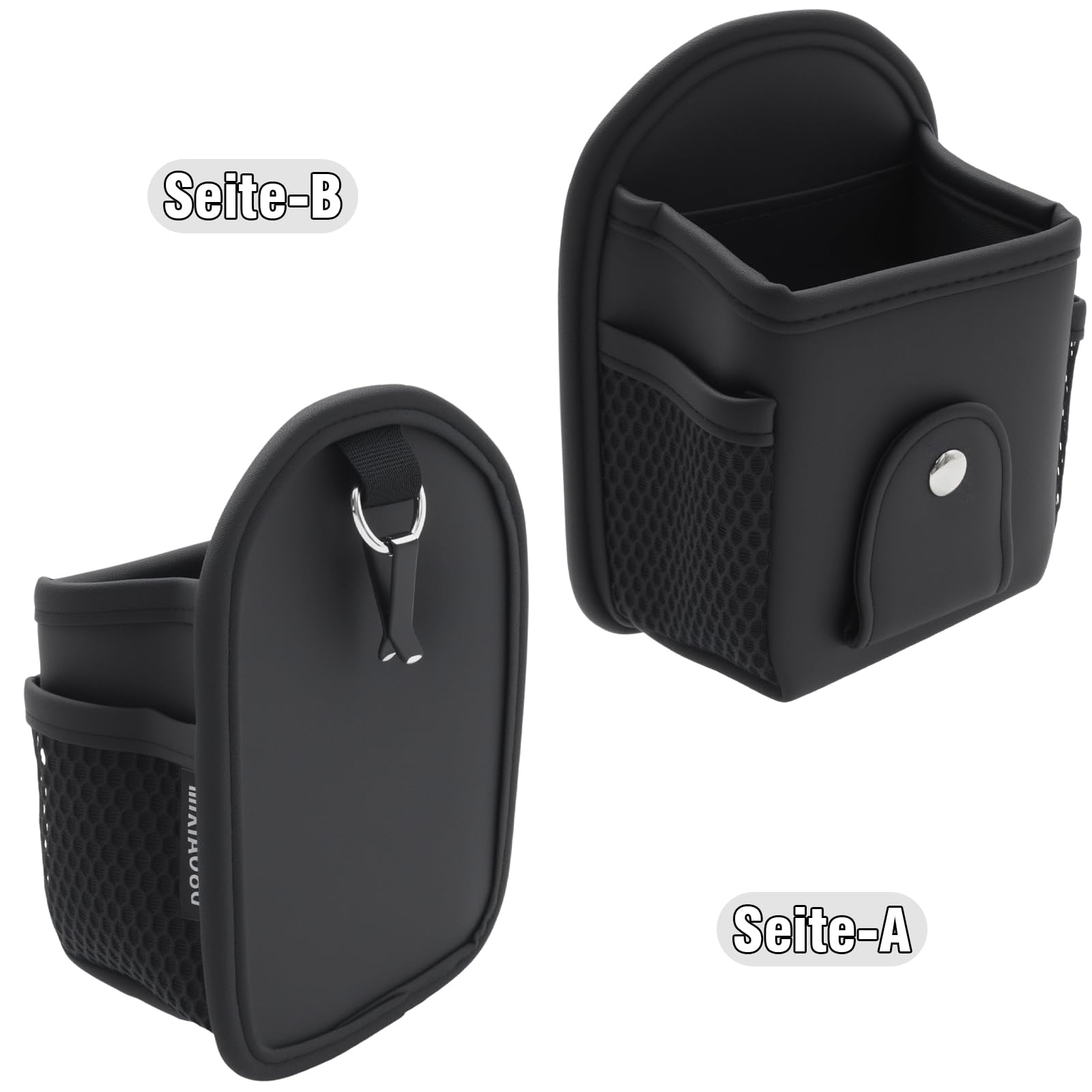 Auto PU-Leder Luftauslass-Organizer, universelle Aufbewahrungstasche für Sonnenbrillen, Handys, Schlüssel und kleine Gegenstände, multifunktionales Auto-Innenzubehör.