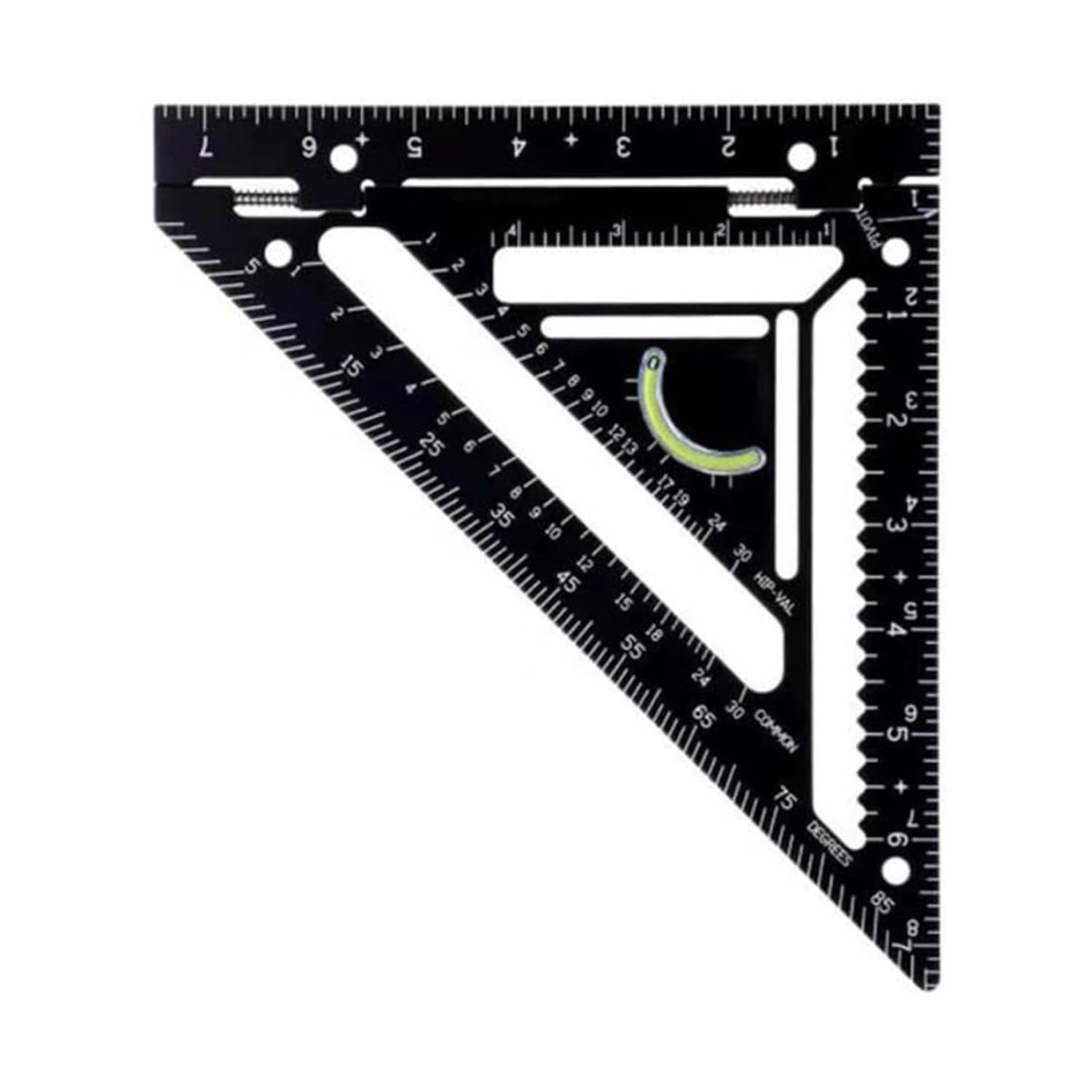 Carpenter Square, Rafter Square Triangle Ruler Carpenter Measuring Layout Tool, Woodworking Tools, Aluminium Alloy Woodworking Square Tool, Framing Square