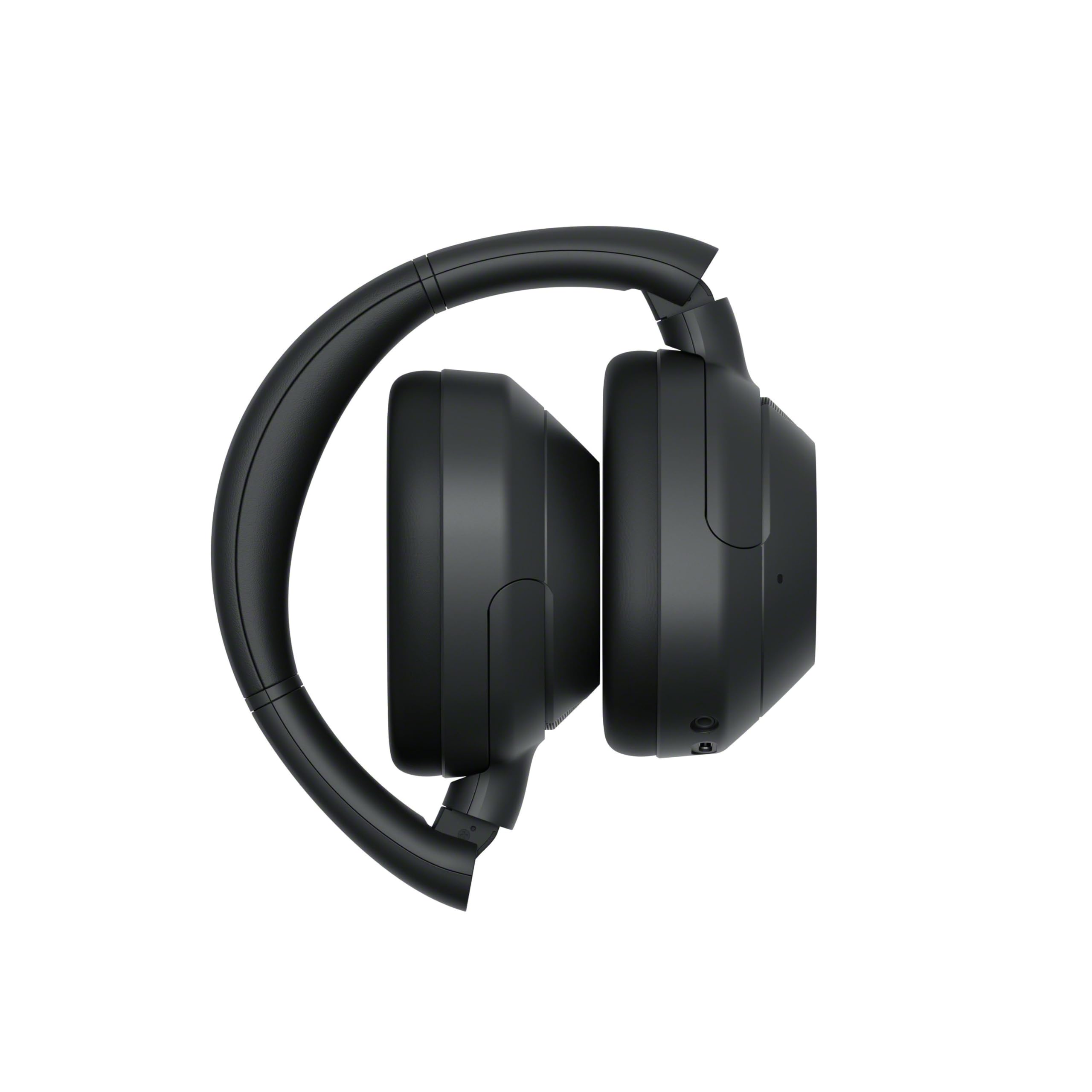 Sony ULT WEAR Cuffie Wireless Noise Cancelling, Bassi Profondi, Processore WH-1000XM5, Batteria 30 Ore, Nero