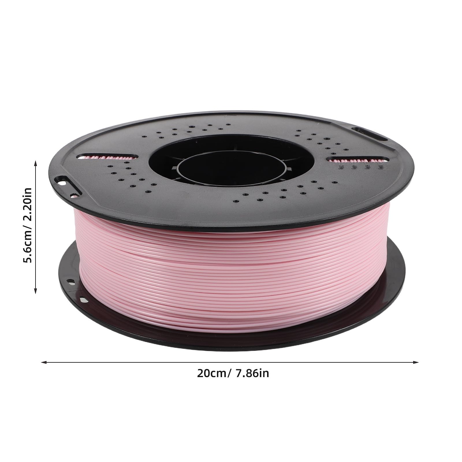 ibasenice Filamento PLA para impresora 3D - Bobinas de filamento para impresión 3D de 1,75 mm - 1 kg (2,2 lb) Suministros decorativos para impresoras para aficionados Artículos para fiestas Rosa