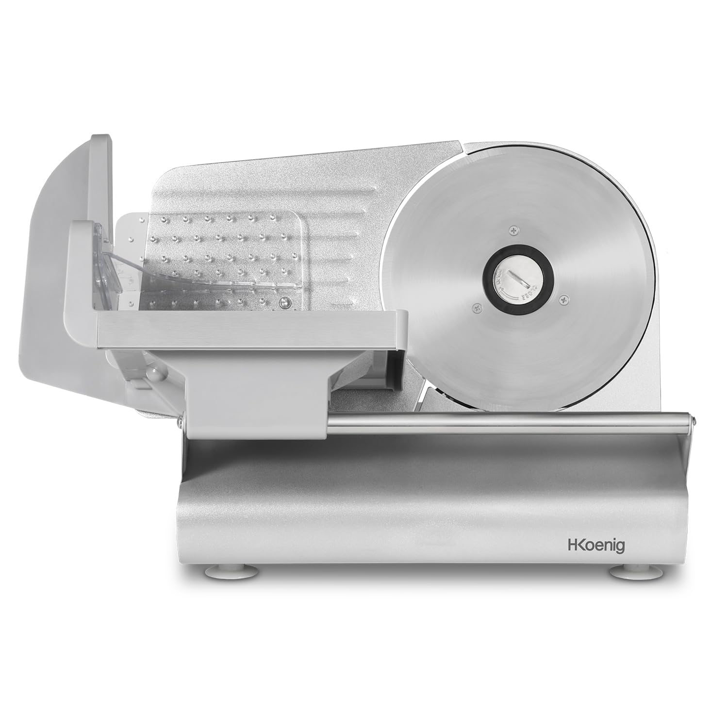 Slicer de carne eléctrico Wengen, hoja de acero inoxidable, 2 velocidades