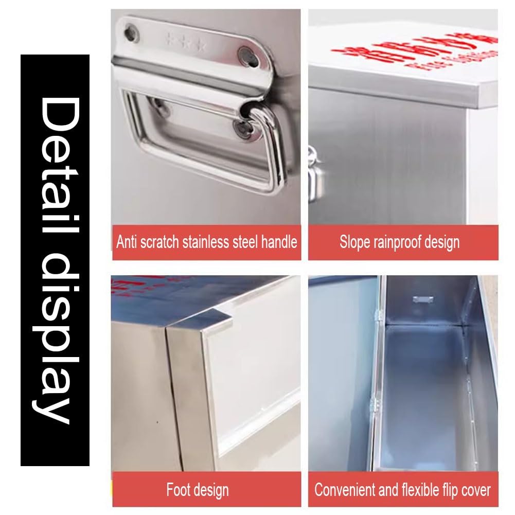 Amazon.com: zktoermn Stainless Steel Fire Sandbox, Thickened 1.0mm