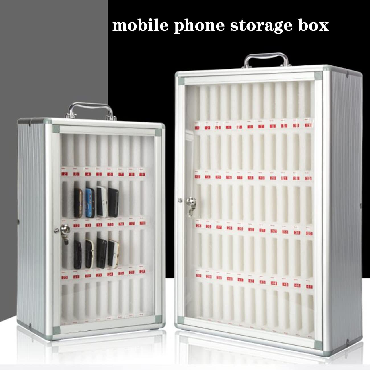 Porta Cellulare Per Aula 30 Slot - Cassetta Legno Per Scuola E Ufficio - Foto 9