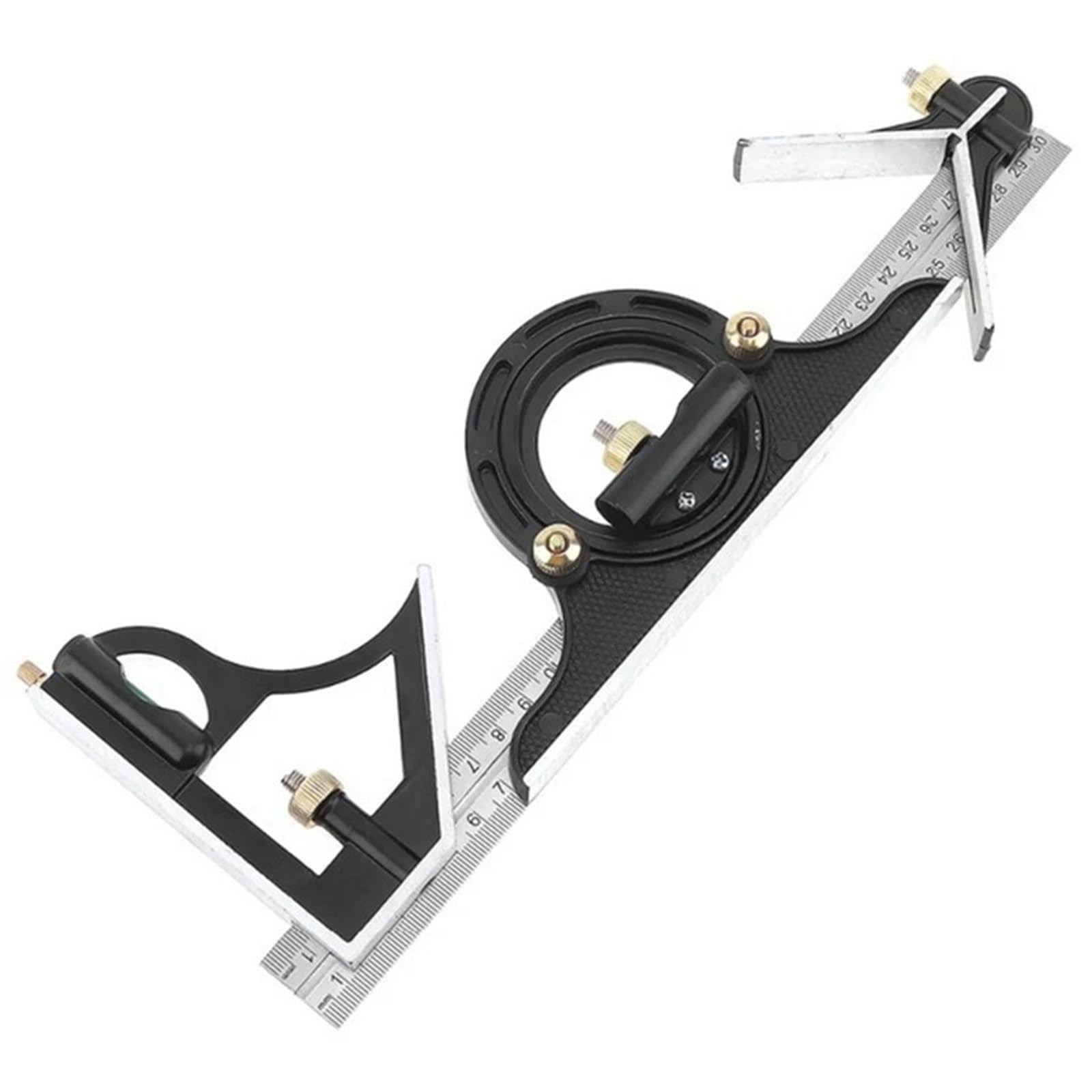 Rapporteur d'angle, Ensemble de règles réglables 3 en 1, combinaison multiple, règle d'angle carré de 300mm, ensemble de mesure, règle universelle, outils de rapporteur à Angle droit